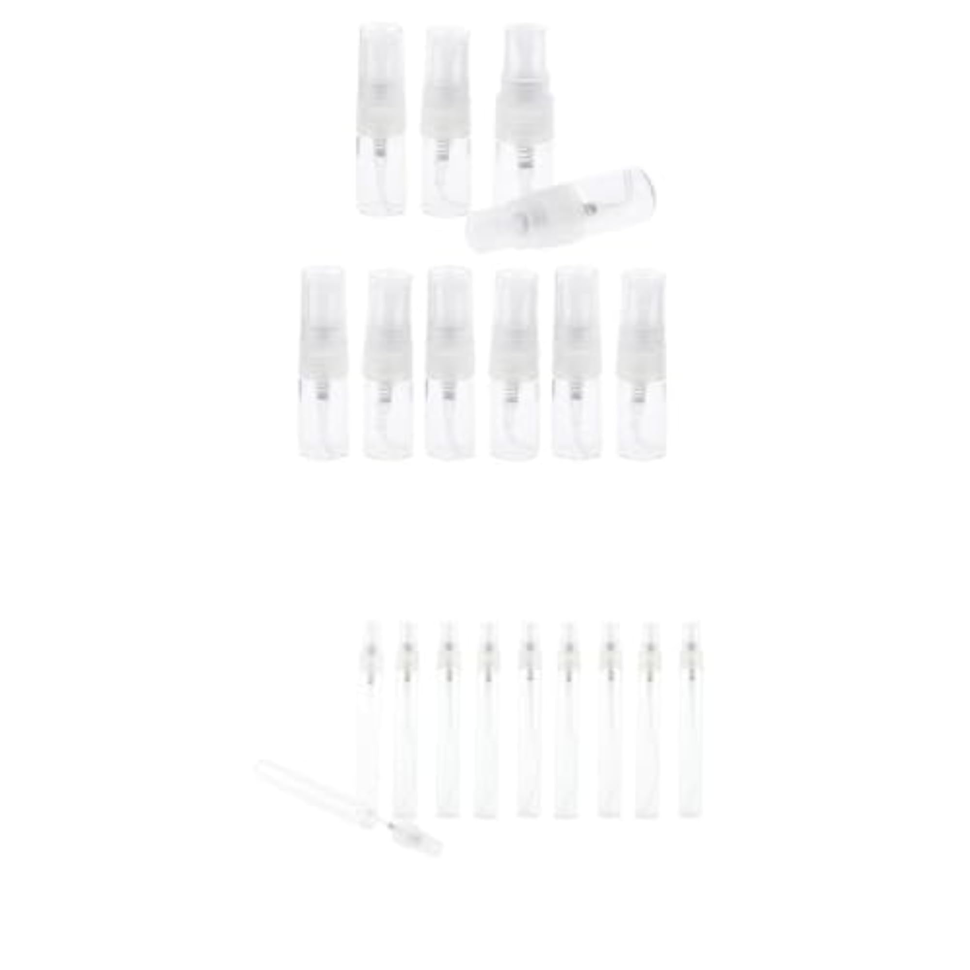 20Pcs Empty Glass Spray Bottles for Travel & Makeup